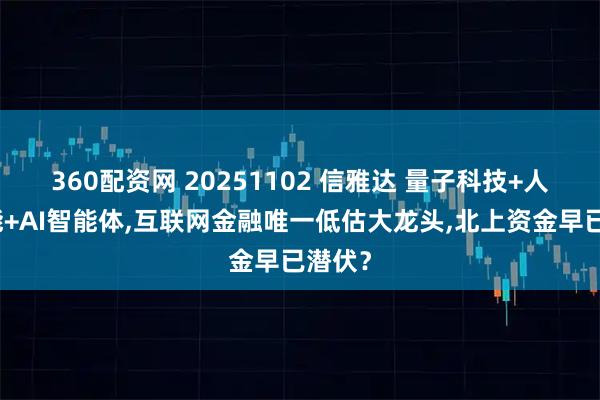360配资网 20251102 信雅达 量子科技+人工智能+AI智能体,互联网金融唯一低估大龙头,北上资金早已潜伏？